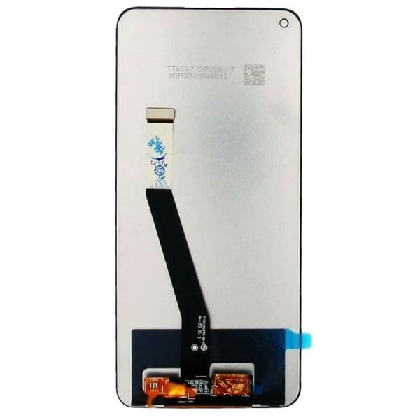 Komplet modul - Xiaomi - Redmi Note 9 - LCD-skærm - Touch panel - Sort Svart