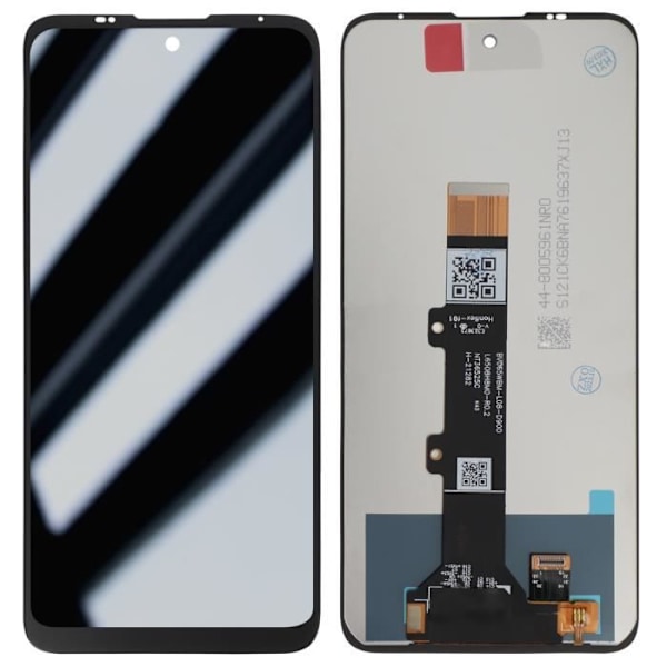 LCD-skärm - AVIZAR - Motorola Moto E40 - Svart - 5,5 tum - Komplett utbyte Svart