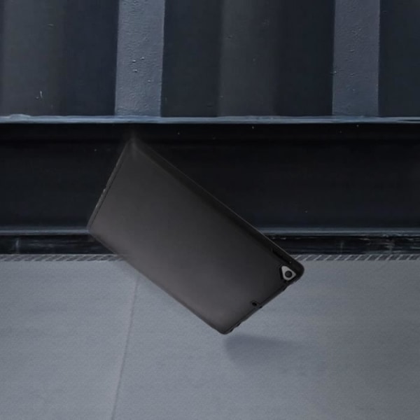Étui iPad 2019 10.2 - AVIZAR - Tynd Design - Øko-læder - Videostativ - Indbygget Tastatur Svart