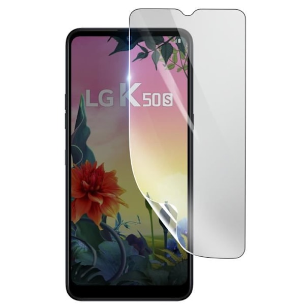 Näytönsuoja - 3MK - LG K50s - Iskunkestävä Hydrogeeli - Läpinäkyvä - Naarmuuntumaton Transparent