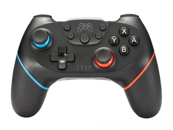 Spillekontrol - AVIZAR - Kompatibel med Nintendo Switch - Trådløs - Vibration - Sort Sort