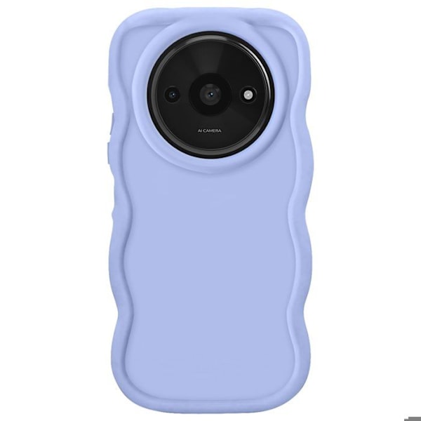 Coque til Xiaomi Redmi A3 Silikone Stødabsorberende Candy Lavendel Lila