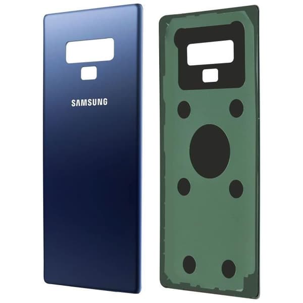 Battericover - Samsung - Galaxy Note 9 - Bagglas - Blå - 20 g Blå