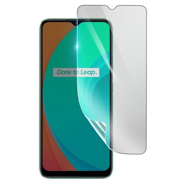 Skärmskydd - 3MK - Realme C11 - Stötsäker Hydrogel - Transparent - Reptålig Transparent