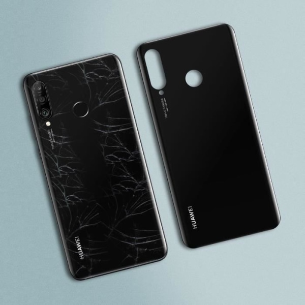 Cache Akku - Huawei - P30 Lite - Musta - Vaihto - Yksinkertainen Asennus Svart