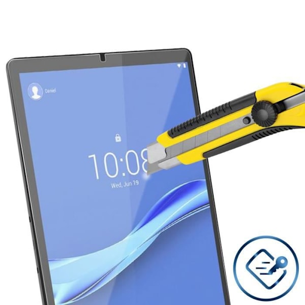 Elokuva Näyttö - AVIZAR - Lenovo Tab M10 Plus - Karkaistu Lasi 9H - Iskunkestävä - Kirkas Valkoinen