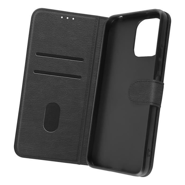 Fodral till Xiaomi Redmi 12 - AVIZAR - Chesterfield - Stativfunktion - Svart Svart