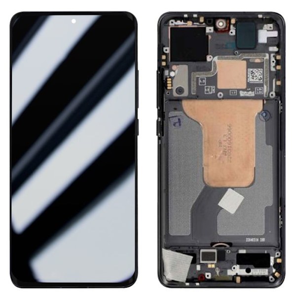 Officiel komplet skærm til Xiaomi 12 og 12s og 12x LCD og Touch Glass Black Svart