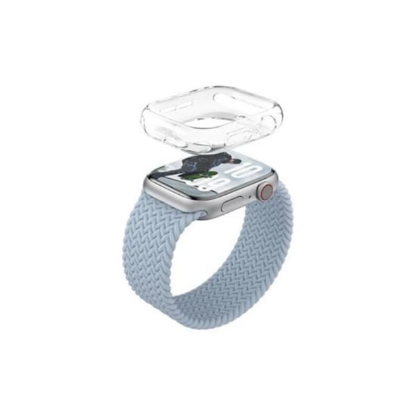 Apple Watch Series 10 46mm:n TPU-mukautuva kotelo Panzer Glass läpinäkyvä Transparent