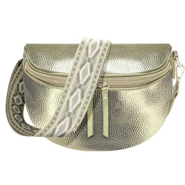 Glamour Shiny Gallantry Gold Crossbody bältesväska Gul