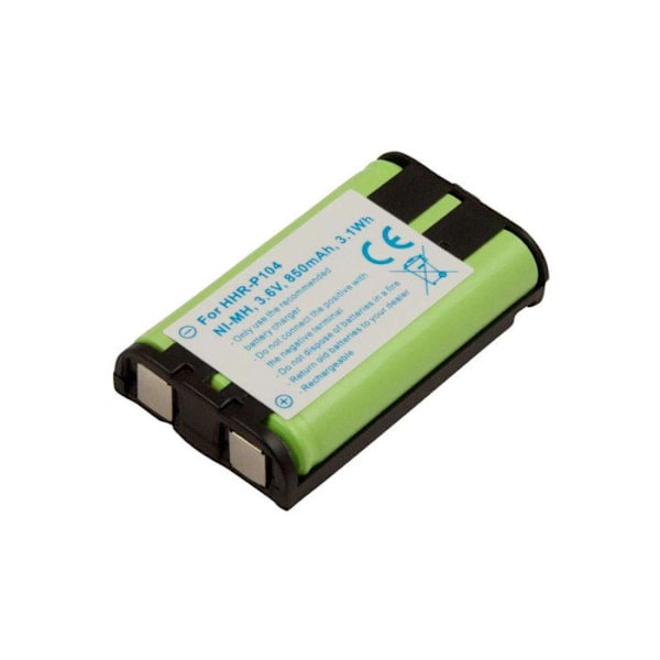 Batteri 3,6V Kompatibel med Panasonic KX-TG2312 850mAh 3.1Wh i Ni-MH