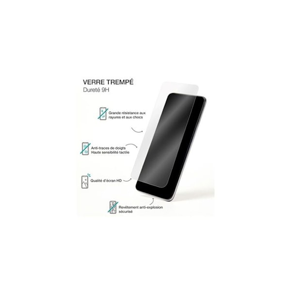 Beskyttelsesglas i hærdet glas 2.5D BigBen Connected Transparent til Samsung Galaxy A36 5G og A56 5G + SmartFrame Transparent