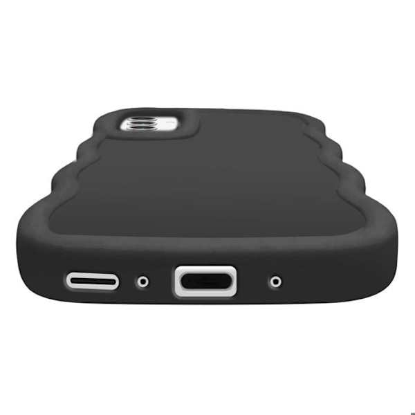 Coque för Samsung Galaxy S24 FE Silikon Chockresistente serien Candy Svart Svart