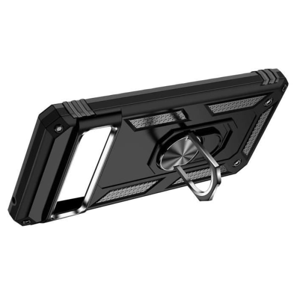 Hybrid beskyttelsesskal - AVIZAR - Google Pixel 8 Pro - Sort - Magnetisk støtte - Stødabsorberende Svart