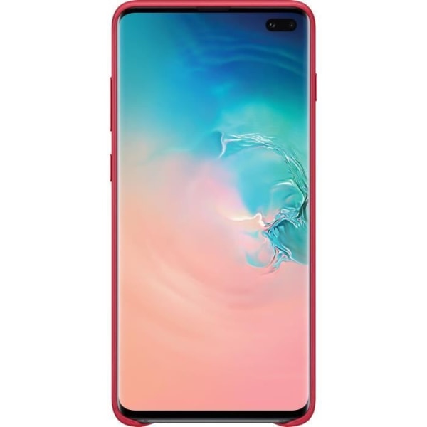 Samsung nahkakotelo S10 + Burgundy punainen Röd