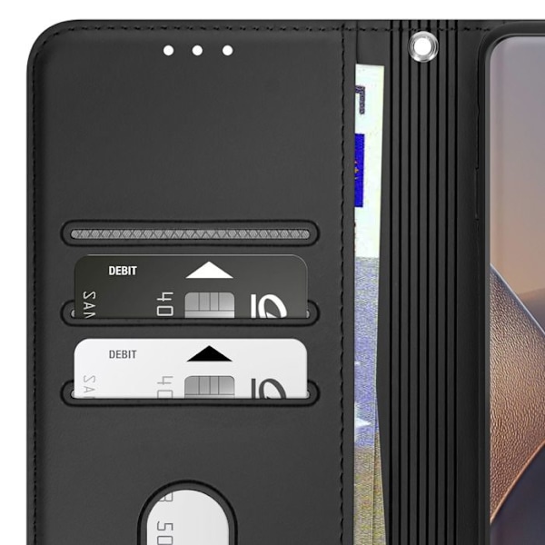 Hölster för Motorola Edge 60 Fusion och Edge 60 Plånbok 3D-mönster Svart Svart