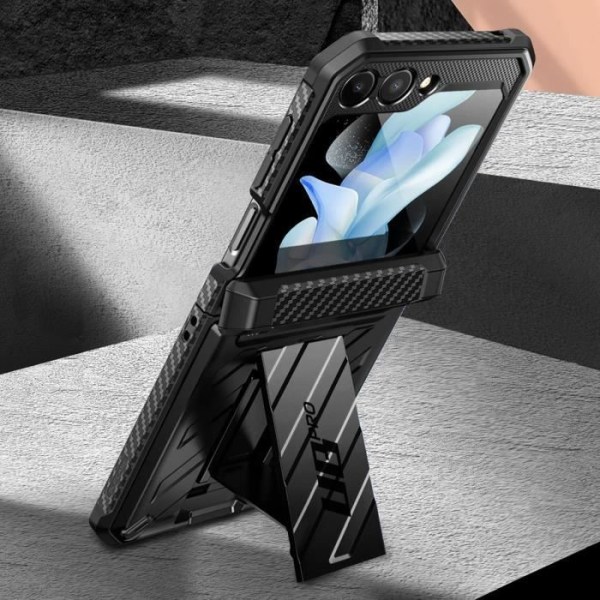 Fodral till Samsung Galaxy Z Flip 5 Multi-Layer Unicorn Beetle Pro Supcase Svart Svart