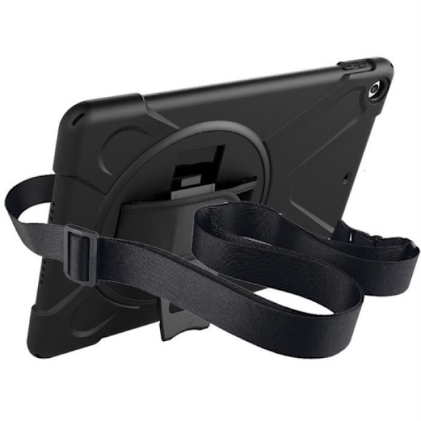 Fodral till Galaxy Tab A8 10,5" Fullständigt skydd med 360° roterande handtag Eiger Black Svart