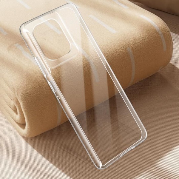 Motorola Edge 50 Pro - Ohut 0,5 mm Antikeltaisuutta estävä Läpinäkyvä Kuori Transparent
