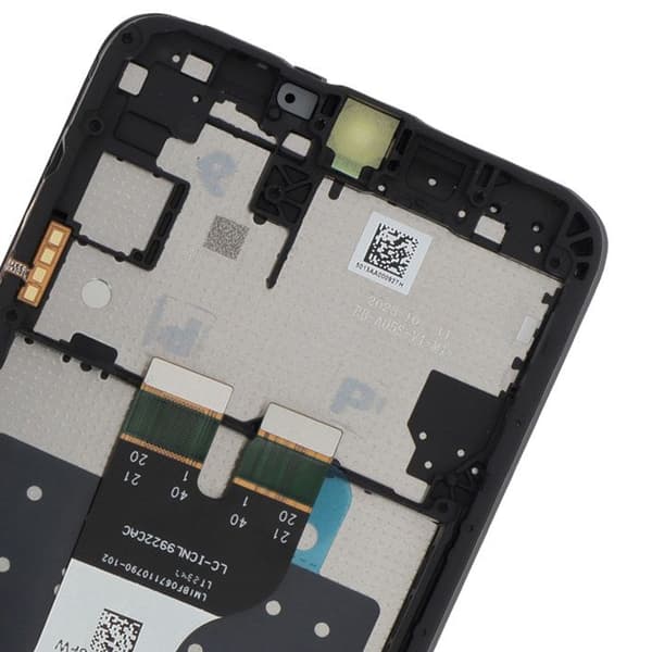LCD-skærm - SAMSUNG - Galaxy A05s - Touchglas - Sort chassis - Nem installation Svart