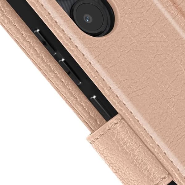 Etui til iPhone SE og 8, 7, 6s, 6 Pung og videoholder Champagne Pink Ros