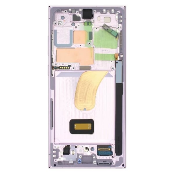 Skärm Soft OLED för Samsung S23 Ultra - AVIZAR - Touchglas - Lila Chassi Lila