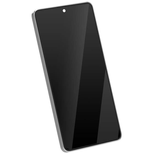 Fuldskærm - Xiaomi Redmi Note 13 5G - LCD - Touchscreen - Forudsamlet på Chassis Vit