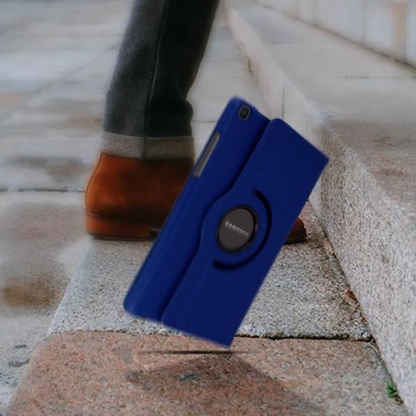 Cover - Samsung - Galaxy Tab A 8.0 2019 - Fuld beskyttelse - 360° roterende støtte - Blå blå