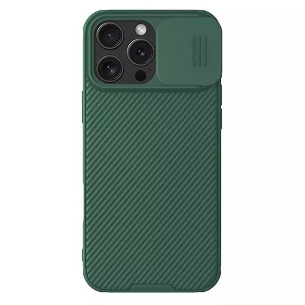 Telefoncover - Nillkin - iPhone 16 Pro - Semihard - Grøn - Optimal beskyttelse Grön