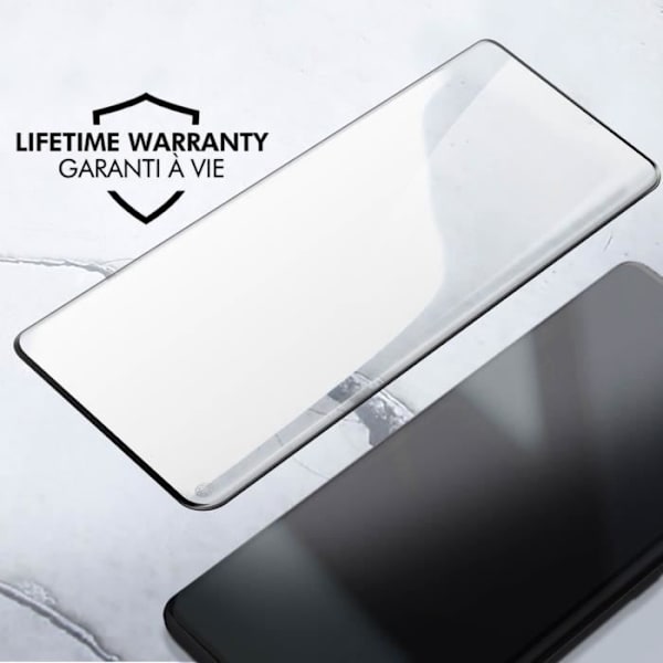 Hærdet glas til Huawei Nova 9 og Honor 50 Livstidsgaranti Force Glass Sort Svart