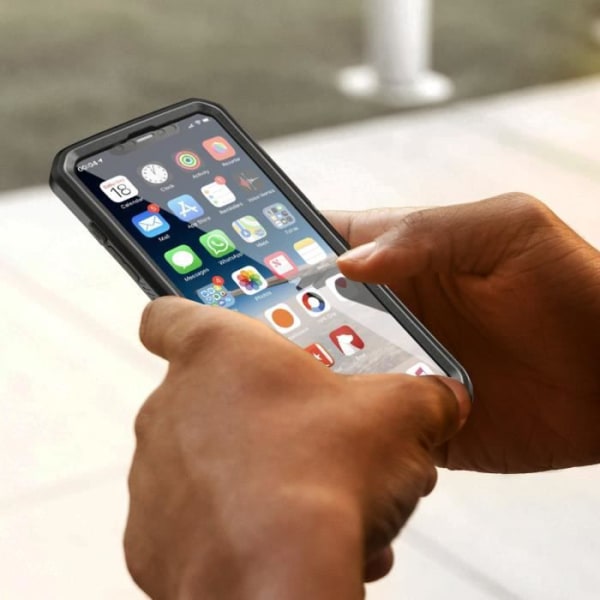 Beskyttelsescover - Supcase - Unicorn Beetle Pro - iPhone 12 Pro Max - Sort - Bælteclip Svart
