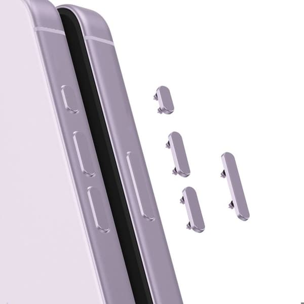 Erstatningssideknapper til iPhone 17 Strøm / Volumen / Handling Lavendel Violett