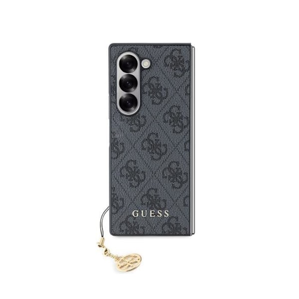 Coque för Samsung Galaxy Z Fold 6 4G Charm Edition med Guess-hänge Grå Grå