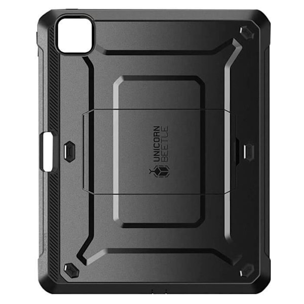 Helt fodral för iPad Pro 12.9 Stötsäkert med Kickstand Supcase Svart Svart