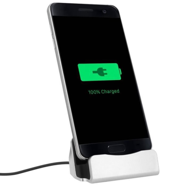 Dockningsstation för smartphone Charge &amp; Synchro Micro-USB-kontakt - Silver