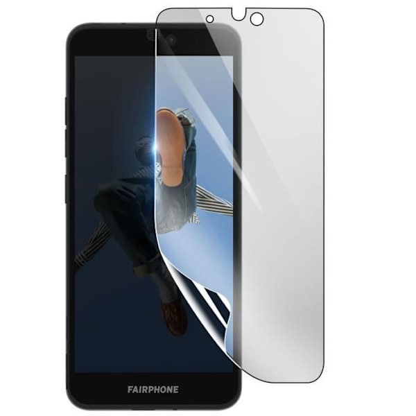 Skärmskydd - 3MK - Fairphone 3 - Stötsäker Hydrogel - Transparent - Reptålig Transparent