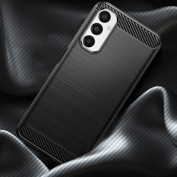 Cover til Samsung Galaxy A05s Flexible Carbon Effect Classic Carb Black Svart