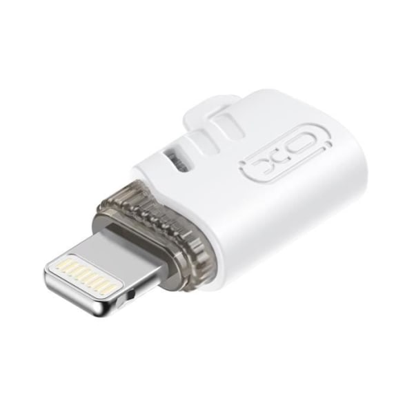 USB C Hona till Lightning Hane OTG Adapter Ultrakompakt Design XO Vit