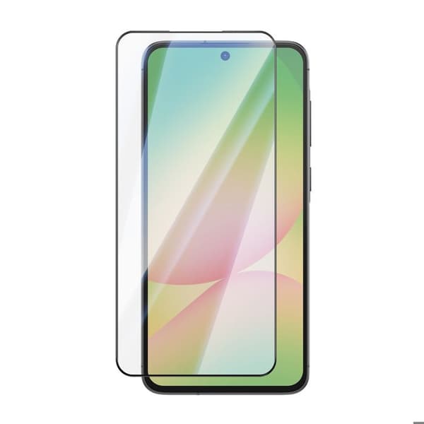 Skærmbeskyttelse til Galaxy A56 i hærdet glas 0,40 mm høj modstand sort
