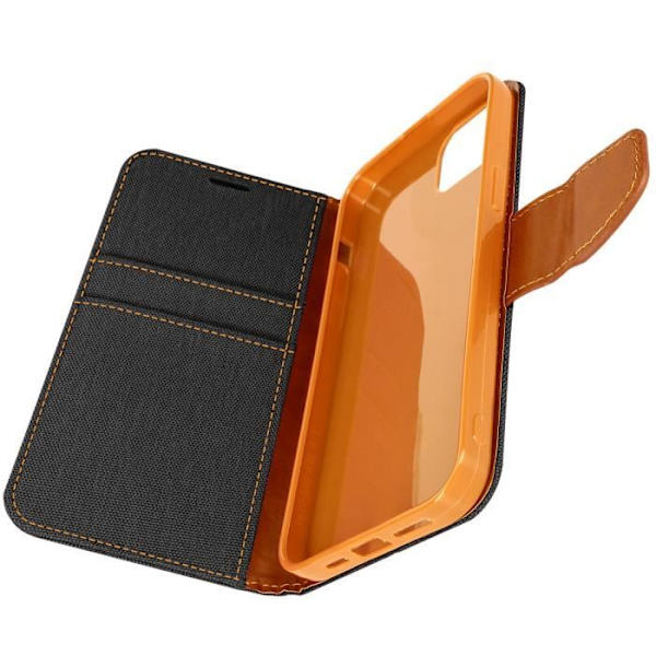iPhone 14 etui Kortholder Sort etui