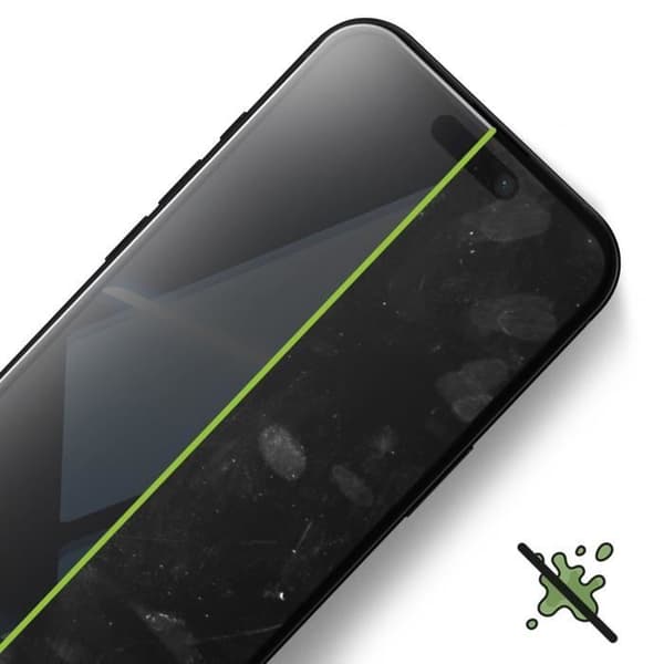 Skärmskydd - iPhone 16 - Härdat glas - Hårdhet 9H - Rep- och explosionsskyddande Transparent