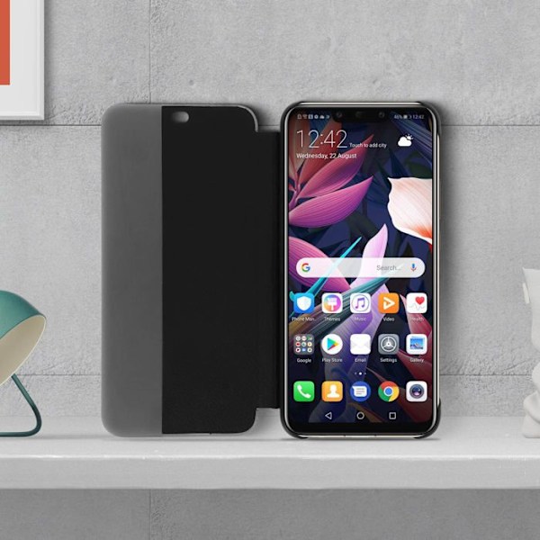 Huawei Mate 20 Lite Kuori Läpinäkyvä Kovakotelo Kosketusikkuna Musta Svart