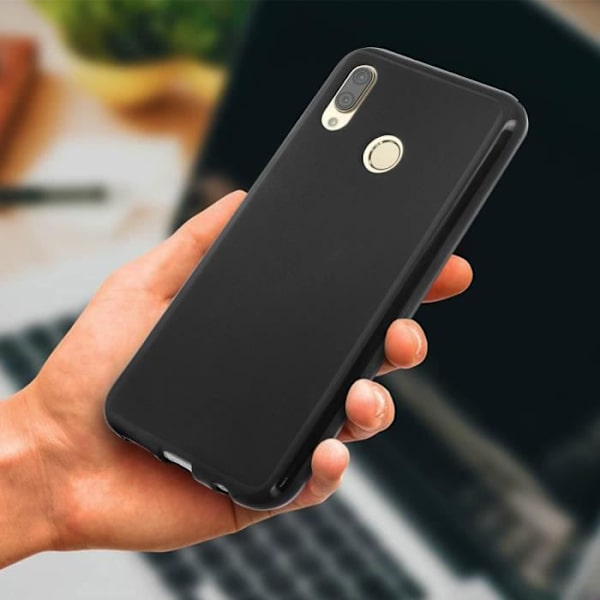 Coque - Huawei - P20 Lite - Silikongel - Antitraces - Mjuk Svart