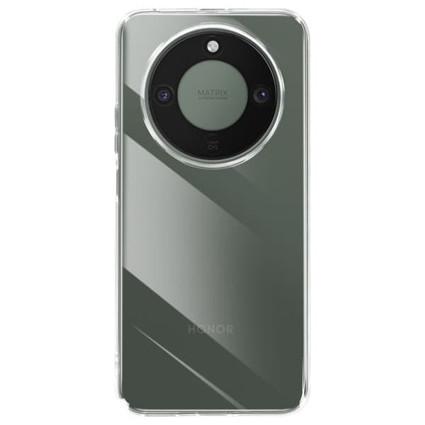 Siliconfodral för Honor Magic 8 Lite, Stötsäkert, Mayaxess Transparent Vit