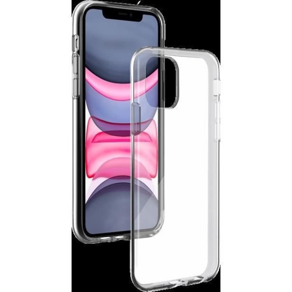 Gennemsigtigt blødt etui - BBC - iPhone 11 - Silisoft fleksibel - Hvid - Almindelig Transparent