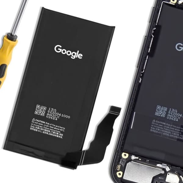 Akku - GOOGLE - Pixel 8a - 4492mAh - Litiumioni - Musta Svart