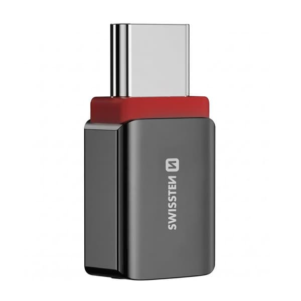 USB-C Data Blocker Anti-Hacking med Hurtig Opladning 240W Swissten Sort