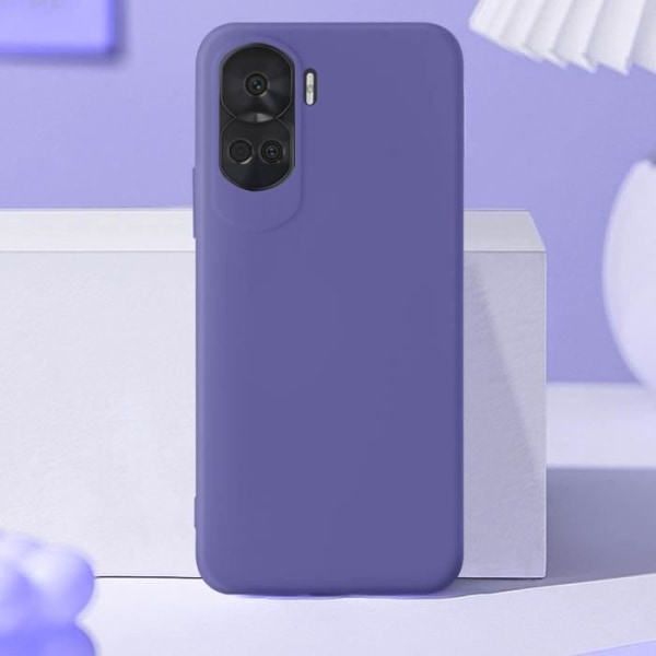 Fodral - AVIZAR - Honor 90 Lite - Halvstyv - Soft-touch - Lila Lila