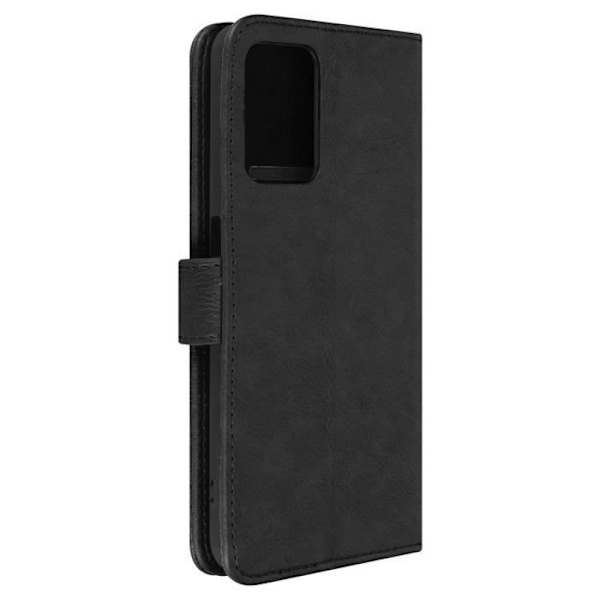 Oppo A76, A96 og Realme 9i Cover - AVIZAR - Pungcover - Standfunktion - Sort Svart