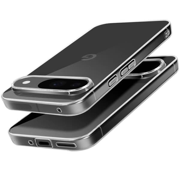 Coque - Mayaxess - Google Pixel 9/9 Pro - Silikone Blød - Transparent - Let Design Transparent